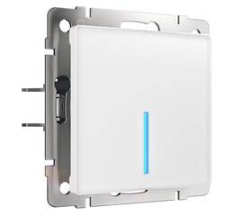 Сенсорный выключатель одноклавишный с функцией Wi-Fi Werkel белый W4510601 4690389171161