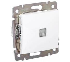 Переключатель одноклавишный Legrand Valena 10A 250V с подсветкой белый 774410