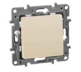 Переключатель одноклавишный Legrand Etika 10A 250V слоновая кость 672305