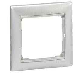 Рамка 1-постовая Legrand Valena алюминий 770151