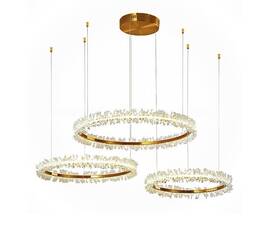 Подвесная люстра Delight Collection OMK8832-80+60+40 gold (D3339)