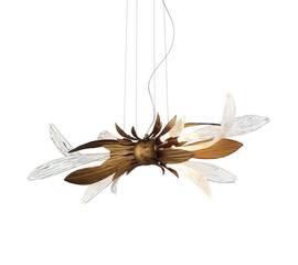 Подвесная люстра Delight Collection RP168416-11 bronze/clear