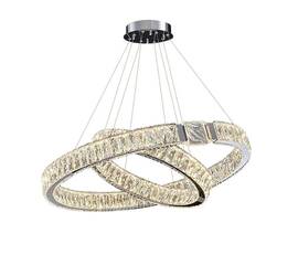 Подвесная люстра Delight Collection D8010P/2R/D800+600 gold/silver