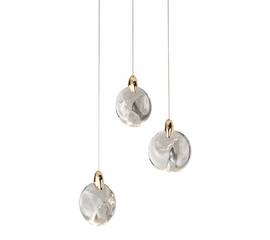 Подвесной светильник Delight Collection OD2440-3 gold/clear