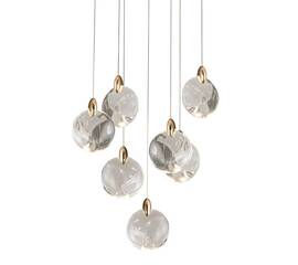 Каскадная люстра Delight Collection OD2440-7 gold/clear