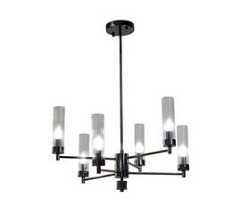 Люстра на штанге AM Group INDIGO SP6 PEARL BLACK