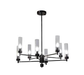 Люстра на штанге AM Group INDIGO SP8 PEARL BLACK