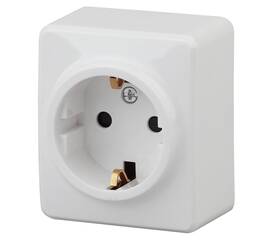 Розетка 2P+E Schuko Эра 11-2203-01 Б0020685
