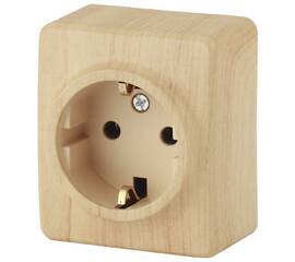 Розетка 2P+E Schuko Эра 11-2203-11 Б0020687