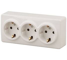 Розетка 2P+E Schuko со шторками Эра 11-2209-02 Б0020704