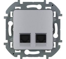 Розетка компьютерная двойная RJ45 Legrand Inspiria 673842