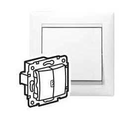 Переключатель двухклавишный Legrand Valena Classic 694266
