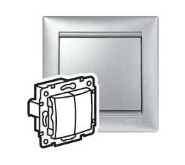 Переключатель двухклавишный Legrand Valena Classic 694339