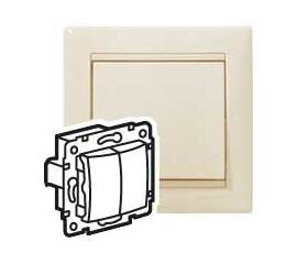 Переключатель двухклавишный Legrand Valena Classic 695604