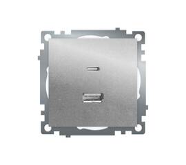 Розетка 2-местная USB + type C Stekker Катрин GLS10-7116-03 50054