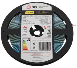 Светодиодная лента Эра LRCOB-352-8-12W/m 8mm 24V 6500K Б0053964