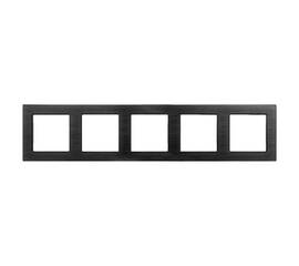 Рамка на 5 постов Arlight FRM-PRESTO-ALS-5-BK 043865