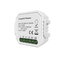 Двухканальное Wi-Fi реле-диммер Denkirs Relay RL1004-DM/1