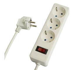 Сетевой фильтр 3-местный с/з Stekker Optima HM20-31-03 50087