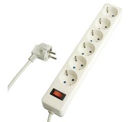 Сетевой фильтр 6-местный с/з Stekker Optima HM20-61-05 50097