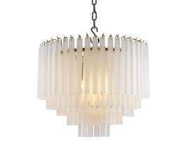 Подвесная люстра Delight Collection Nova-Pulsar 10626P brass/white