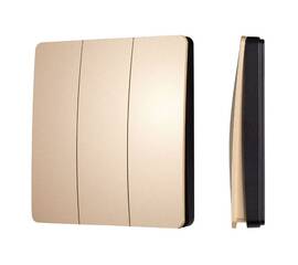 Кнопочная панель Arlight KINETIC-801-22-3G-WP-SUF Gold (No battery, IP67, 433Mhz) 051677