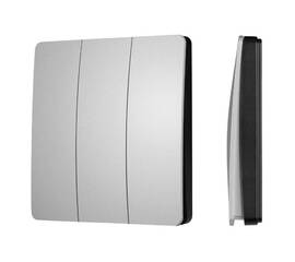 Кнопочная панель Arlight KINETIC-801-22-3G-WP-SUF Silver (No battery, IP67, 433Mhz) 051683