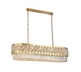 Подвесная люстра Newport Ashley 8300/120 oval gold polished М0070639