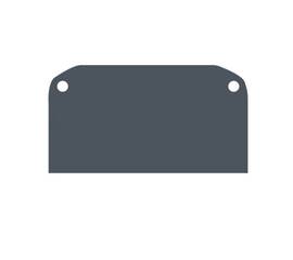 Торцевая заглушка для профиля TR3050-AL Denkirs TR3052-AL