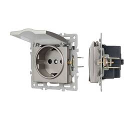Механизм розетки влагозащищенный Arlight SCT-MCP-PL-GR (250V, 16A) 043747