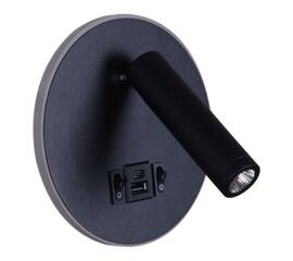 Спот Reluce 86203-9.2-001KT LED12W+USB BK