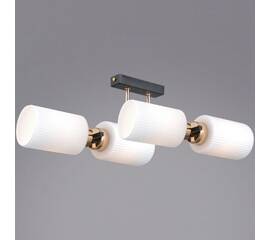 Потолочная люстра Illumico IL0809-4ASQ-25 BK AB NAPLES