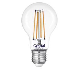 Филаментная светодиодная лампа General GLDEN-A60S-15-230-E27-6500 660318