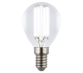 Лампа светодиодная филаментная Uniel LED-G45-4W/4000K/E14/CL GLY01TR UL-00011939