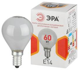 Лампа накаливания Эра P-60-E14-230-FR шар Б0066373