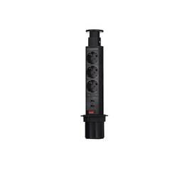 Блок розеток 105S (3 секции и 2 USB) Mebax 00-00000825