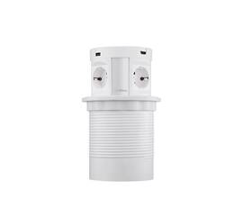 Блок розеток 107J (4 секции, 2 USB и 2 HDMI) Mebax 00-00001170