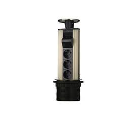 Блок розеток 12S (3 секции и 2 USB) Mebax 00-00001165