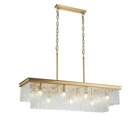 Подвесная люстра Belfast Harland 6308-10C BR CL