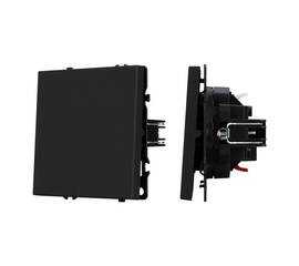 Механизм выключателя одноклавишный проходной Arlight SWT-NOBE-MKP1-SFPL-BK (230V, 10A) 054246