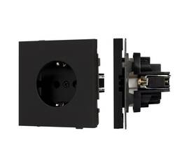 Механизм электрической розетки Arlight SCT-NOBE-MEU1-SFPL-BK (230V, 16A) 054277