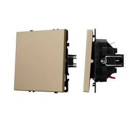 Механизм выключателя одноклавишный непроходной Arlight SWT-NOBE-MK01-SFPL-GD (230V, 10A) 054244
