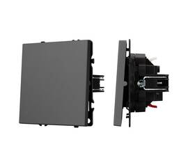 Механизм выключателя одноклавишный проходной Arlight SWT-NOBE-MKP1-SFPL-GR (230V, 10A) 054248