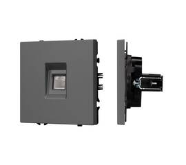 Механизм компьютерной розетки Arlight SCT-NOBE-MPC1-SFPL-GR (RJ-45, CAT6) 054307