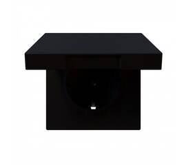 Розетка SCHUKO с крышкой и защитными шторками 16A 250V 2P+T (soft touch) Jasmart FD5505PBM