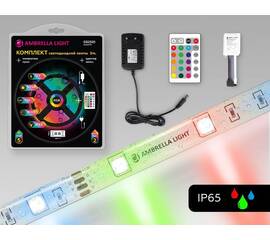 Светодиодная лента Ambrella Light LED Strip 12В 5050 7,2Вт/м RGB 5м IP65 GS2501
