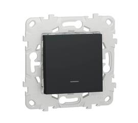 Переключатель одноклавишный с подсветкой Schneider Electric Unica New NU520354N