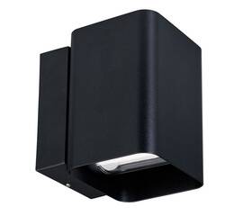 Уличный настенный светильник Arlight LGD-WALL-VARIO-S104x129-2x6W Day4000 (BK, 1-80 deg) 046428