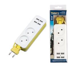 Удлинитель Uniel S-CT2-1,5U WHITE/GREEN UL-00011134