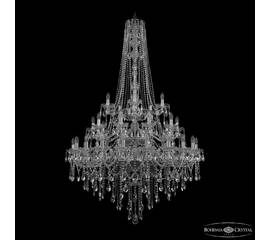 Подвесная люстра Bohemia Ivele Crystal 1415/20+10+5/400/h-182/3d Ni